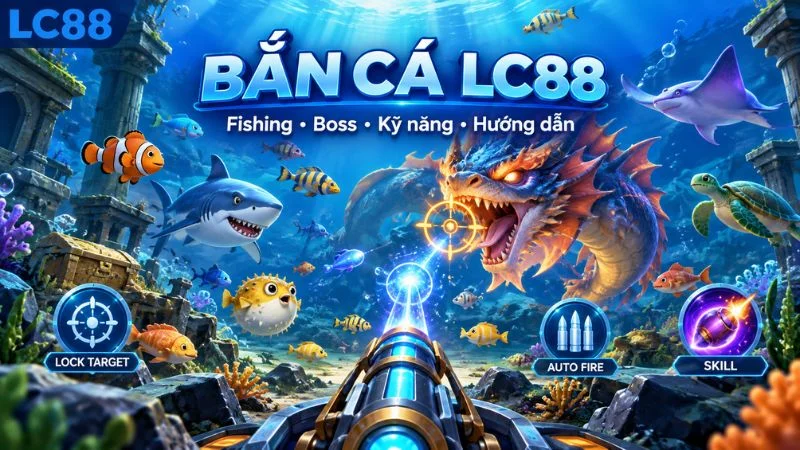 Bắn Cá LC88 với súng đạn mục tiêu Boss và kỹ năng